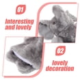 thumbnail image 4 of EeaseCA 1pc Lovely Artificial Plush Elephant Hand Puppet Educational Interactive Toy, 4 of 8