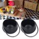 thumbnail image 4 of Dollhouse Food Firewood Stove, Dollhouse Colgando Firewood Stove Realistic Mini Decoration 2 PCS Para Bricolaje, 4 of 7