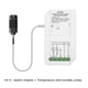 thumbnail image 3 of Módulo de interruptor inteligente WiFi de salida de relé dual de monitoreo de humedad de temperatura 15A, 3 of 8