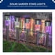 thumbnail image 2 of Paquete de 10 luces solares de jardín que cambian de color, impermeables, solares recargables, luces exteriores de acero inoxidable para iluminación de caminos, 2 of 5