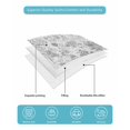 thumbnail image 5 of Gray Botanical Twin Size Down Alternative Comforter, Lightweight Comforter Quilt Bedding Set with Pillow Shams Watercolor Spring Floral Summer All Seasons Bed Comforter Duvet Insert 68"x86", 5 of 7