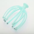 thumbnail image 5 of Unique Bargains 1 Pc Portable Twelve Claws Head Massager for Home Blue Green ABS Steel Ball, 5 of 5
