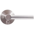 thumbnail image 2 of Zurich Door Lever with Round Rosette, Privacy (Bed/Bath) Latch, Satin Nickel by Stone Harbor Hardware, 2 of 3