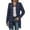 Z1-Blue-womens blazers, variant on Wiyuqeen Womens' Tweed Blazer Long Sleeve Jacket Notch Collar Fully Lined Casual Business Trendy Elegant Work Office Long Jacket Coat
