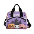 thumbnail image 2 of Lunch Bag Portable Crossbody Meal Bag Cooler Bag Insulated Lunch Bag Food Bag Handheld & Crossbody Design Halloween Cartoon Elements, 2 of 6
