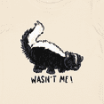 thumbnail image 4 of Inktastic Animals Cute Skunk Wasn't Me Boys or Girls Baby T-Shirt, 4 of 5
