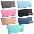 thumbnail image 4 of Extended Pencil Case Stylish Solid Color Dirt Large Capacity Suitable For Elementary School Students, 4 of 7
