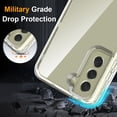 thumbnail image 4 of AICase For Samsung Galaxy S21 FE 5G Clear Case Shockproof Bumper Heavy Duty 3-Layer Military Phone Case, 4 of 6
