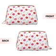 thumbnail image 3 of Xecao Red Lips 1 Print Fashion Makeup PVC Bag Large Capacity Travel Cosmetic Bag for Women Organizer Toiletry Clutch, 3 of 8