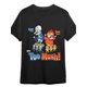 thumbnail image 1 of Men's "Miser Brothers Too Much!" Graphic T-Shirt - Funny Cartoon Print, Black Cotton, Short Sleeve, Crew Neck, Machine Washable, Funny T Shirts, 1 of 6