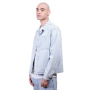 Brooklyn Cloth Mens Denim Shirt Jacket, Durable, Versatile Layering, Medium Stone Wash, Medium