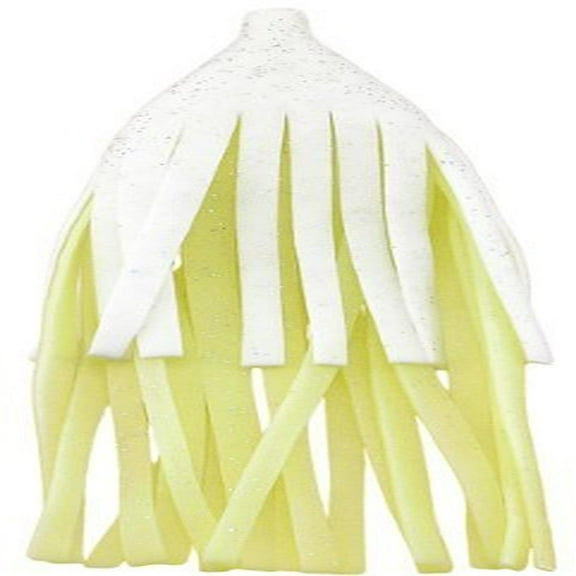 Gibbs/Delta Giant Skirt Fishing Jig 2-Pack, White/Glow