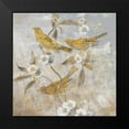 thumbnail image 2 of Nan 20x20 Black Modern Framed Museum Art Print Titled - Aviary Garden II, 2 of 5