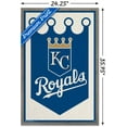 thumbnail image 3 of MLB Kansas City Royals - Logo 15 Wall Poster, 22.375" x 34", Framed, 3 of 5