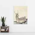 thumbnail image 2 of Ohara Koson Two Deer Japanese Painting Extra Large XL Wall Art Poster Print, 2 of 3