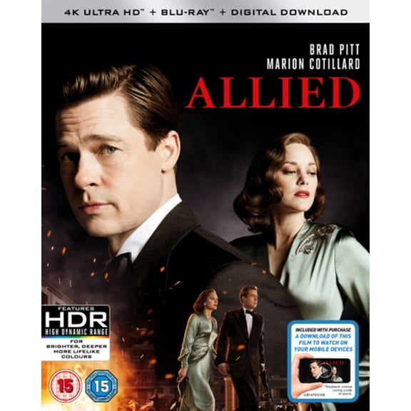 Allied (4K Ultra HD) Lizzy Caplan Matthew Goode Jason Matthewson Charlotte Hope Lasco Atkins