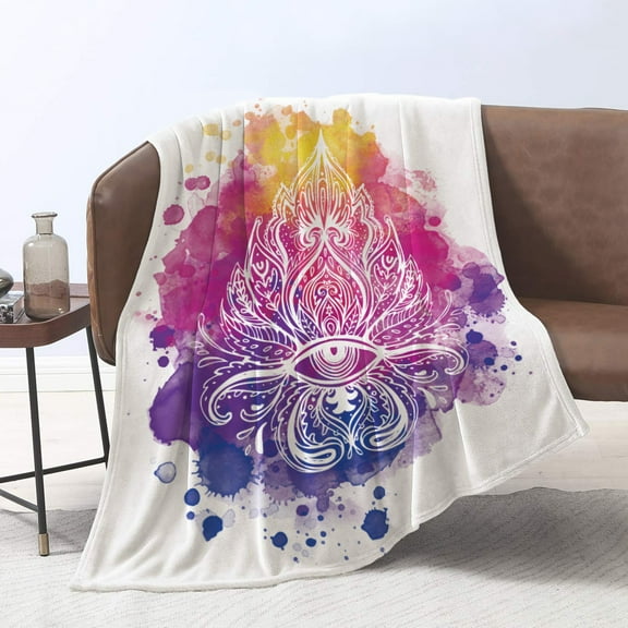 Unique Print Blanket Throw Comfortable Warm Velet Plush Fluffy Throw Blanket Perfect Gift for Couch Sofa or Bed 50"(Width) x 80"(Length)