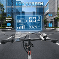 thumbnail image 4 of 26" Electric Bike for Adults, 745W Peak Motor Ebike,35 Miles 20MPH Electric Mountain Bike Front Suspension, 432Wh Removable Battery, 7-Speed, UL2849, 4 of 11