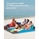 thumbnail image 3 of Esterilla de playa Manta de picnic impermeable - Manta de playa 210 x 200 cm Manta de picnic Extra grande Esterilla de playa impermeable con 4 clavos fijos oso de fresa  Hogar, 3 of 5