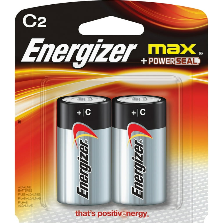 C / 24 Batteries, EVEE93BP2CT, Energizer, Max Alkaline Carton