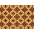 thumbnail image 1 of Ahgly Company Machine Washable Indoor Rectangle Transitional Mahogany Brown Area Rugs, 2' x 5', 1 of 7