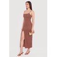 thumbnail image 2 of Women's Ribbed Knit Front Slit Scoop Neck Dress, 2 of 3