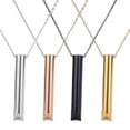 thumbnail image 3 of Breathlace Necklace Quit Smoking, Mindful Breathing Necklace For Anxiety, Calm Anti-smoking Stainless Steel Necklace, Relieves Stress Anxiety Gift, 3 of 3