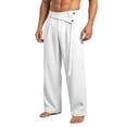 thumbnail image 2 of WIZUTIZ Men's Dress Pants Summer Casual Suit Trouser Lightweight Retro Business Suit Pants Long for Men, 2 of 5