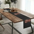 thumbnail image 3 of Rose Gold Pineapple Pattern Table Runner Linen Style 13x90 Inches Rustic Farmhouse Table Runner Kitchen Dining Table Decoration for Wedding Birthday Party Christmas, 3 of 6