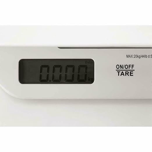 Digital baby scale with height measuring device and baby tray with LCD display