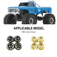 thumbnail image 2 of Llantas de Metal Ounissouiy RC a prueba de golpes para 1/24 FMS FCX24 Crawler RC Negro, 2 of 6