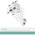 thumbnail image 3 of Suncast 100 ft. Sidewinder® Mounted Resin Hose Reel, Taupe, 3 of 6