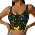 thumbnail image 1 of Fotbe Game Play Sujetador Deportivo Largo sin Aros para Mujer con Almohadillas y Soporte Medio, Transpirable y Absorbente, Camiseta Tipo Chaleco o Tank Top-X-Large, 1 of 8