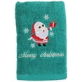 thumbnail image 1 of WHAMVOX Green Hanging Hand Towels Cotton Easy to Clean Family Use 1Pack, 1 of 8
