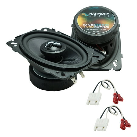 Chevy Camaro Dash - Fits Chevy Camaro 1982-1992 Front Dash Replacement Harmony HA-C46 Premium Speakers