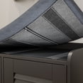 thumbnail image 6 of Hommoo Modern Shoe Storage Bench with Cushion, Entryway Shoe Rack Bench with Shutter Doors, Shoe Cabinet with Adjustable Shelves, Black, 6 of 6
