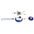 thumbnail image 2 of Adorno colgante de luna con ojos azules, colgante de mariposa, bendición de buena suerte, decoración colgante de pared para regalos de amuleto, 2 of 12