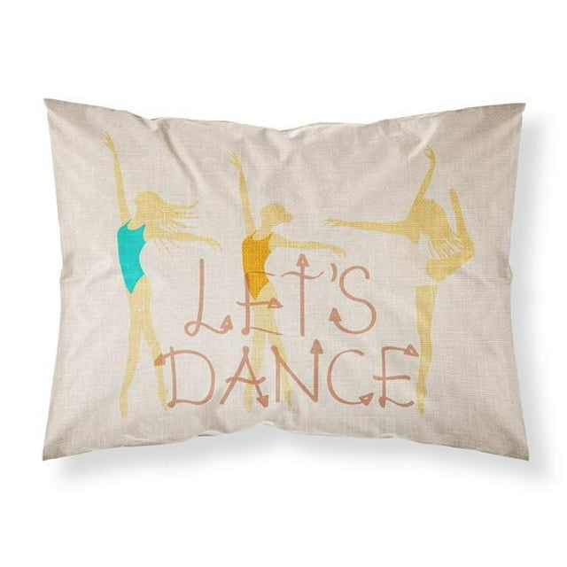 Carolines Treasures BB5376PILLOWCASE Lets Dance Linen Light Fabric Standard Pillowcase