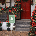 thumbnail image 3 of Eveokoki Christmas Decorations Outdoor Yard Signs -Merry Christmas Tree Aluminum Signs with Stakes for Winter Holiday Christmas Outside Yard Pathway Lawn Decor Supplies, 3 of 6