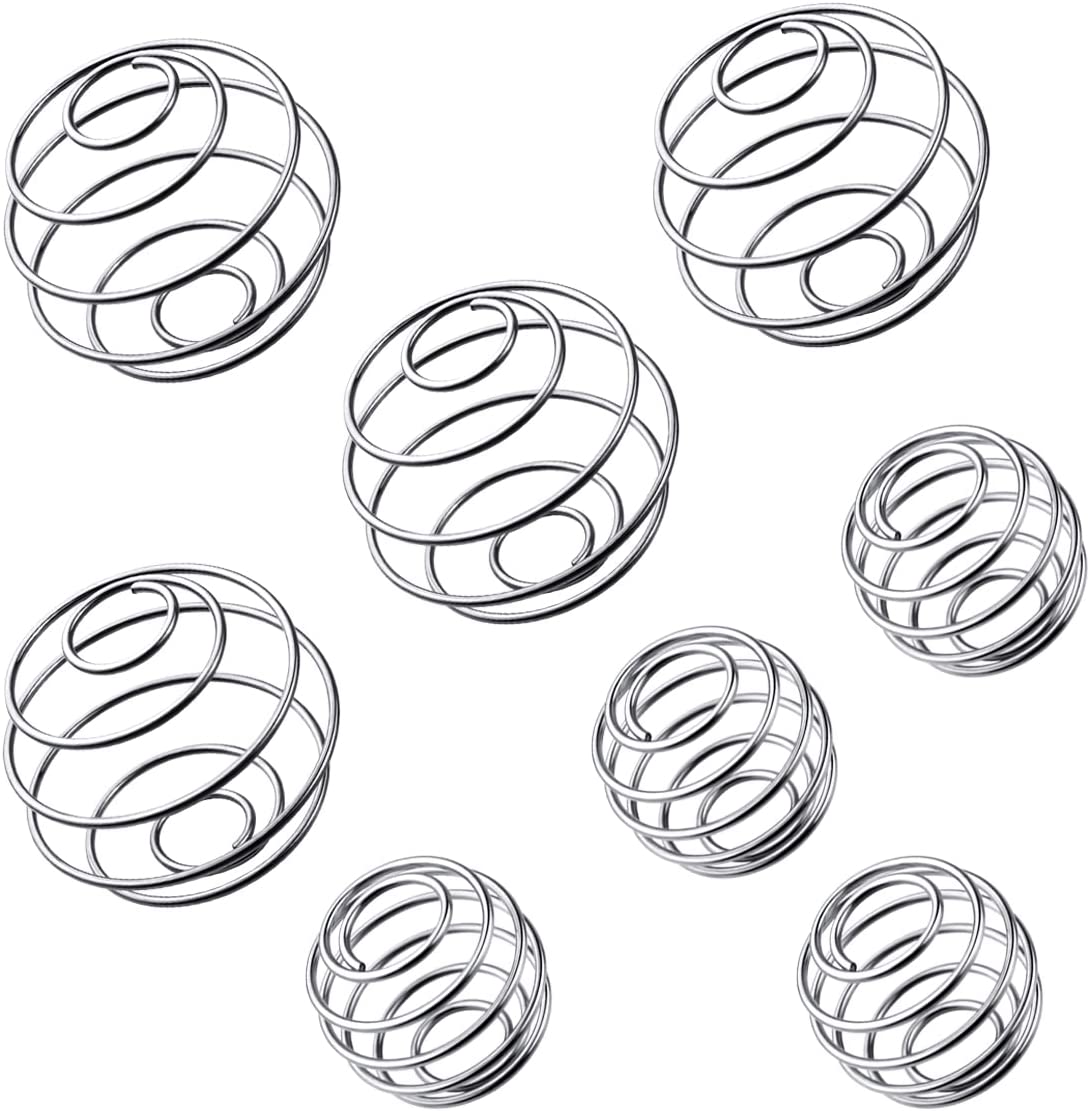 8 Pcs 304 Stainless Steel Shaker Balls 2 Sizes Milkshake Protein Balls Replacement Shaker Bottle