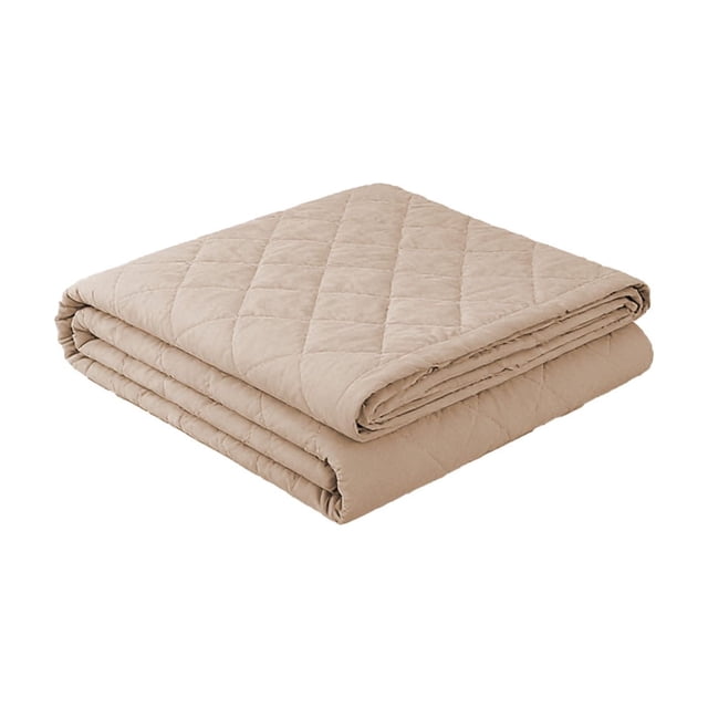 Summer Cooling Twin Size Washable Cotton Thin Air Conditioning Blanket for Bed or Couch