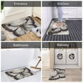 thumbnail image 5 of Elegant Butterfly Rugs Washable Cover Floor Rug Carpets Home Decorations for Bathroom Kitchen Bedroom Indoor 31.5x20 inch, 5 of 6