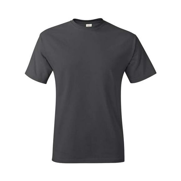 Camiseta Hanes TAGLESS extragrande gris humo 5250