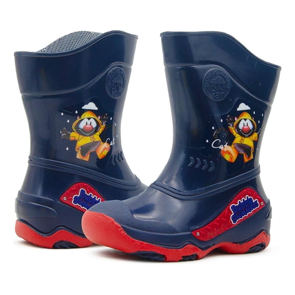 Bota Lluvia Niño Bubble Gummers Burbujas 15-21 Marino/rojo azul oscuro 19
