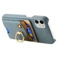 thumbnail image 3 of Case for FOXDOCK iPhone 12 Mini , Leather, Bear Ring, Card Holder, 3 of 4