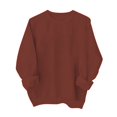 thumbnail image 7 of Dyfzdhu Long Sleeve T-shirt For Women Fashionable Casual Solid Color Pullover Sweatshirt Long Sleeved Sweatshirt Casual Top, 7 of 7