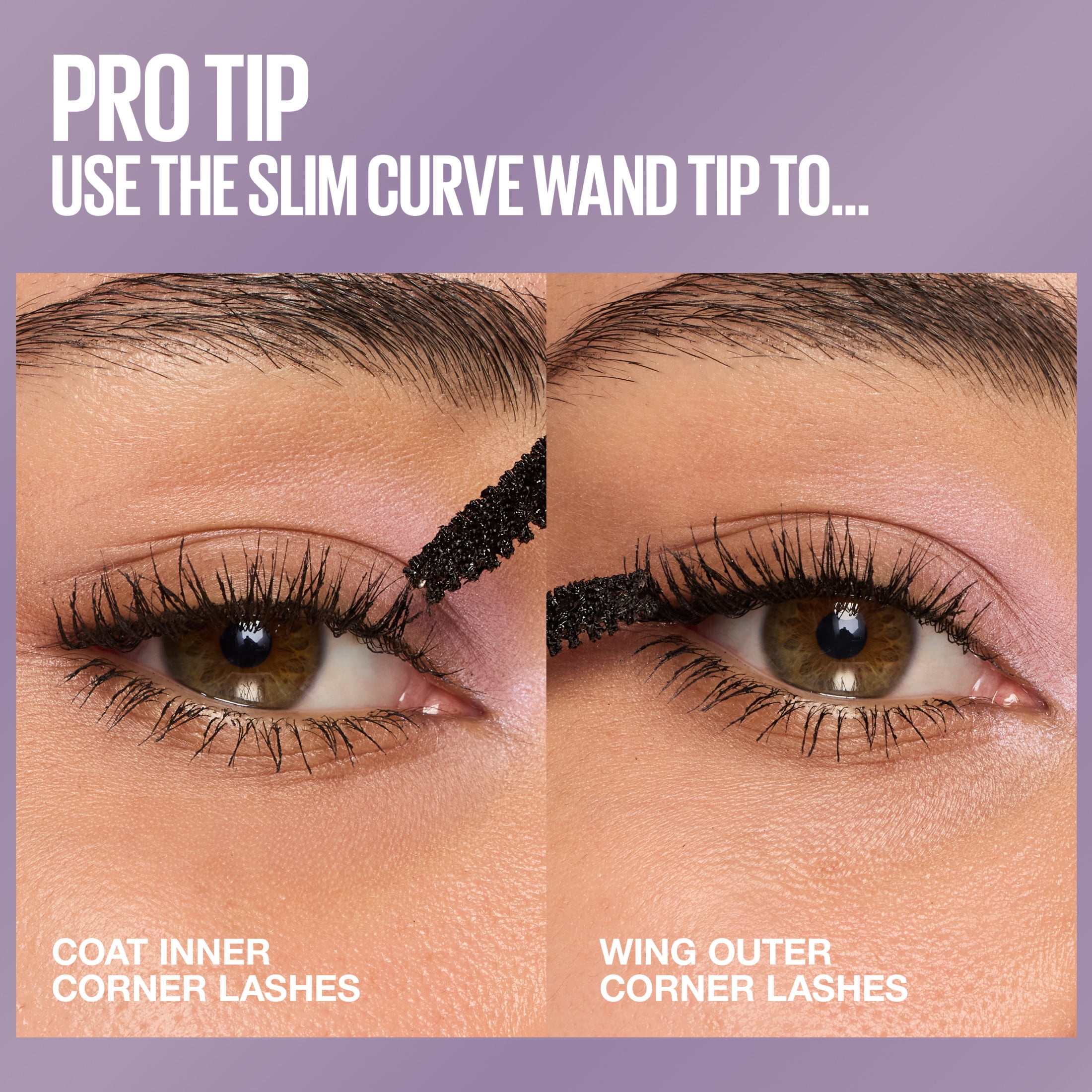 Maybelline Dream Wing Mascara, Washable Mascara, Blackest Black, 0.22 fl oz