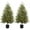 2pcs, variant on Ayieyill 4FT Norfolk Pine Christmas Tree, Artificial Norfolk Pine Tree Fake Potted Tree with 80 LED Lights, Indoor Holiday Christmas Decorations