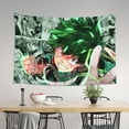 thumbnail image 4 of My Hero Academia Tapestry, Anime Wall Poster Art, Wall Tapestry For Bedroom Living Room Dorm Room, Wall Hanging For Festival Party Events Background Photography Backdrop, 60x40 Inch, 4 of 9