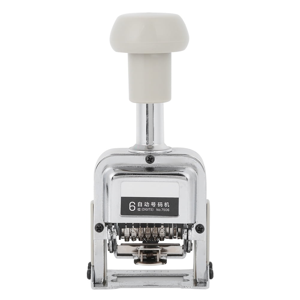 Automatic Numbering Machine 7506 6Digit Number Coding Page Digital